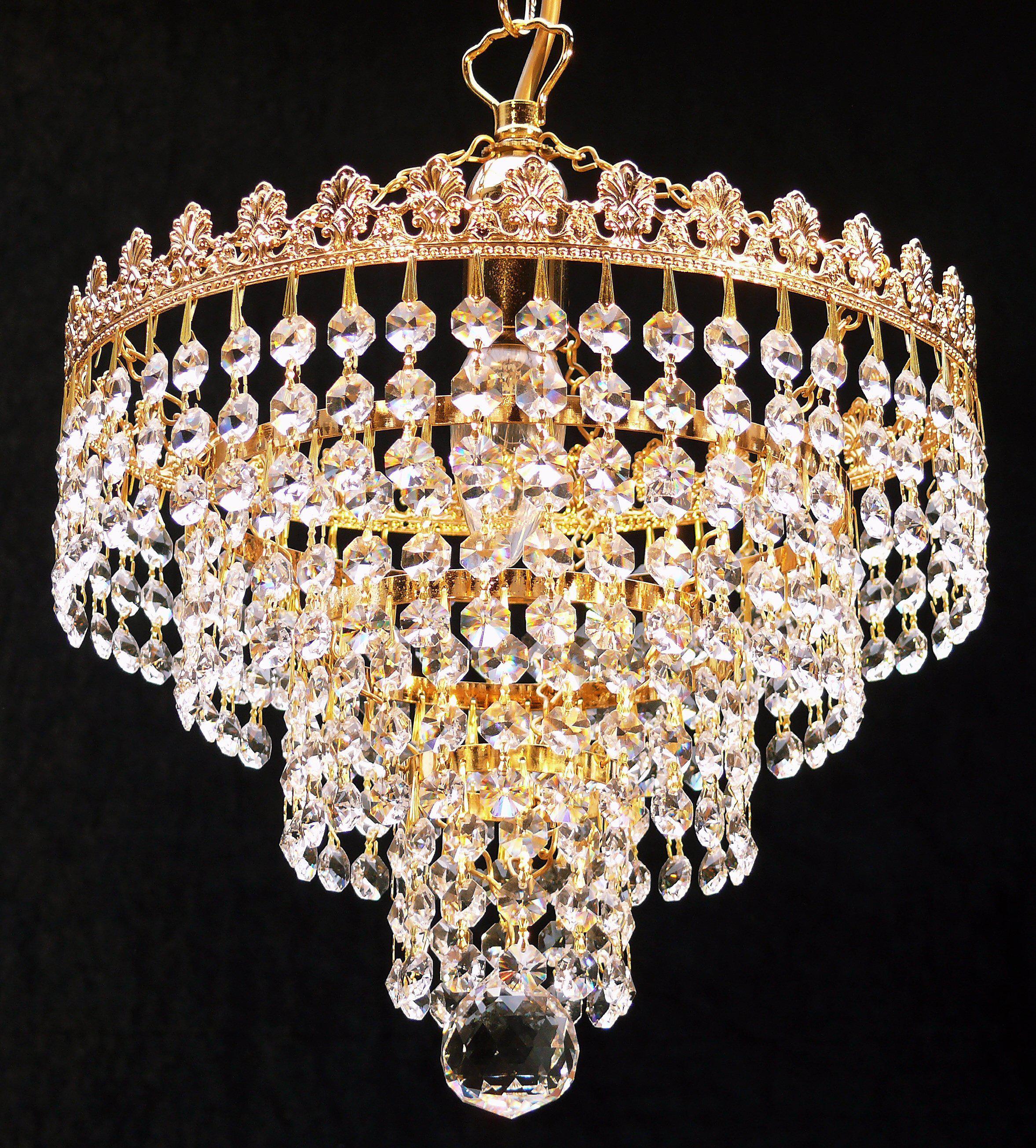 166/10"/1 Suspended Light Polished Chrome