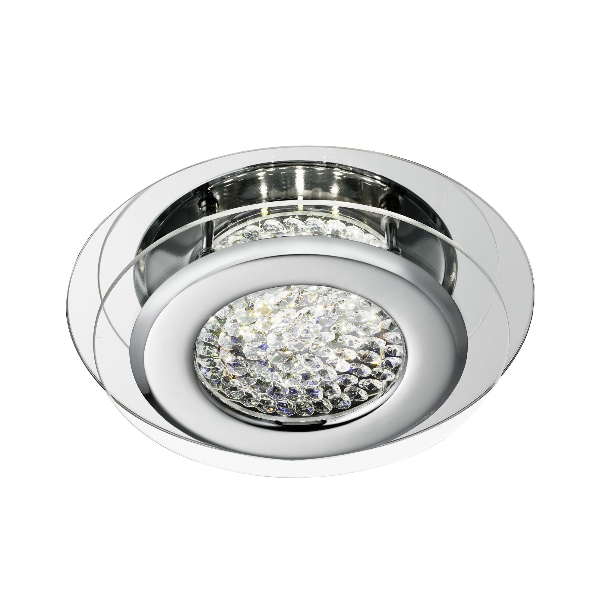 1692CC Vesta Chrome LED Flush Light