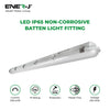 Ener-J LED Batten Non Corrosive Waterproof Fitting, 1.2m 40W, 120 Lumens Per Watt, 4000K