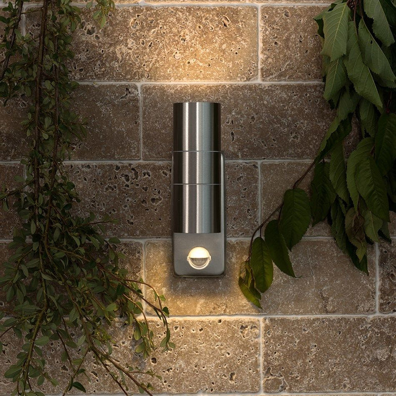 18967  Outdoor Up/Down Wall Light with PIR GU10 IP44