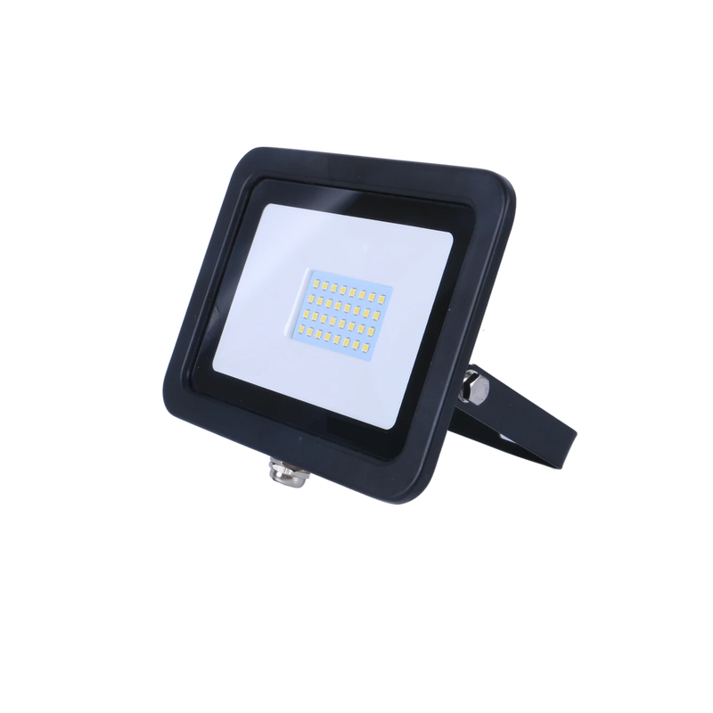 SND Electrical FLSMD20W/3K/B -6 20w Floodlight 3000k Black (Non PIR) - SND Electrical Ltd