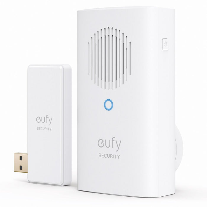 Eufy 2K Dual Cam Video Doorbell S330 (Battery-Powered) with Homebase 2 & Add on Doorbell Chime *Bundle*