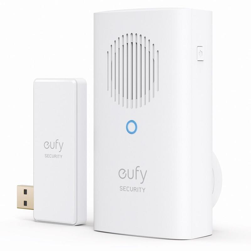 Eufy Video Doorbell 2K (Battery-Powered) with HomeBase 2 & Indoor Cam 2K Pan and Tilt &  Add on Doorbell Chime *Mega Bundle*