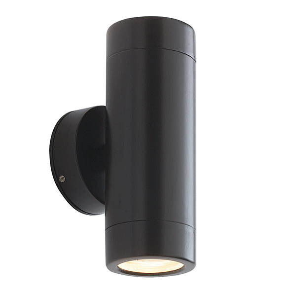 Endon ST5008BK Odyssey Outdoor 2 Light Wall Light Black