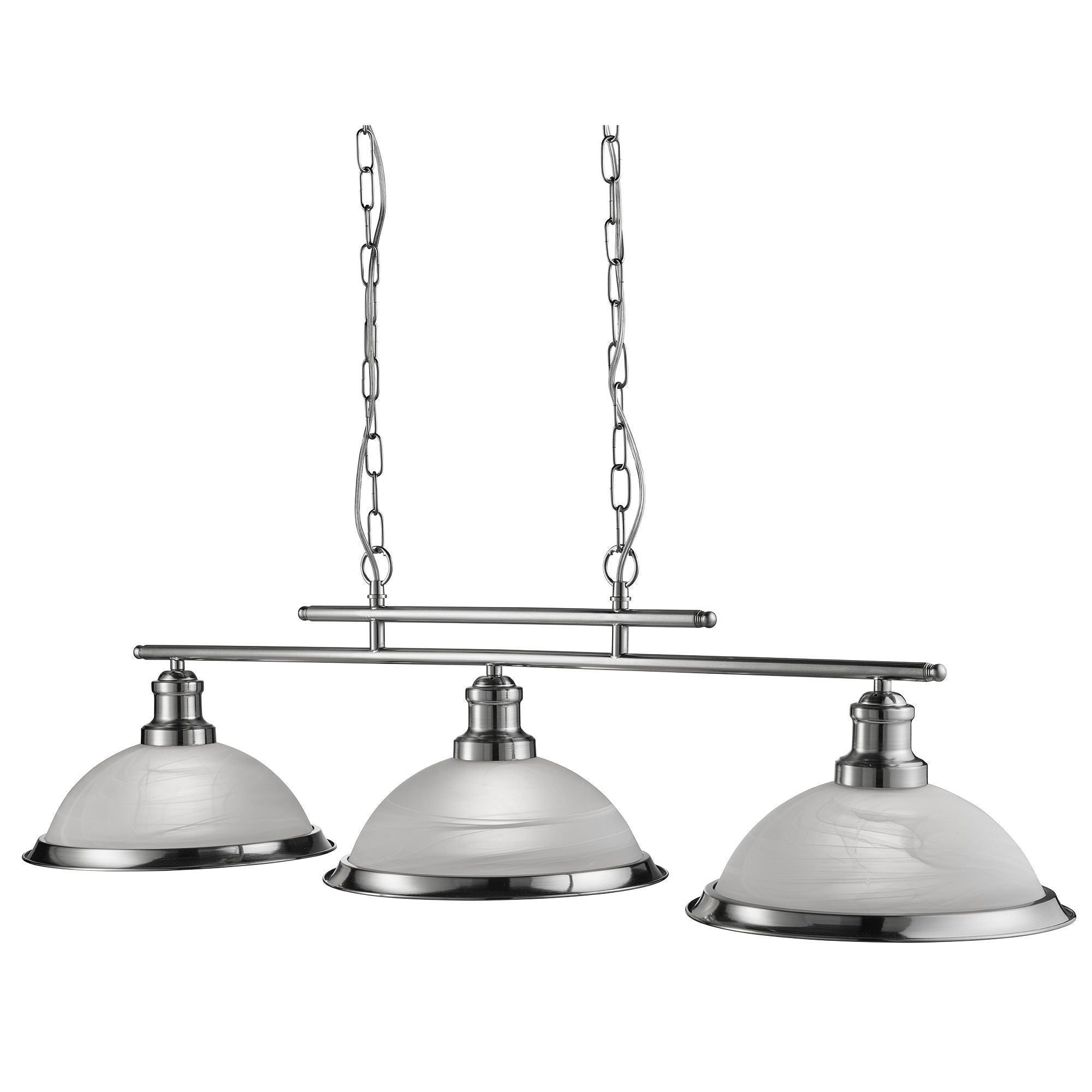 2683-3SS Bistro Satin Silver 3 Light Bar Pendant