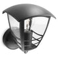 Philips Creek 1x60W 230V Up Outdoor Wall Lantern Black