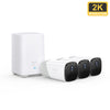 EufyCam 2 Pro - 3 Cam Kit with HomeBase 2 (2K)