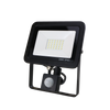 SND Electrical FLSMD30W/PIRO/6K/B -8 30w Floodlight 6500k Black (PIR) - SND Electrical Ltd