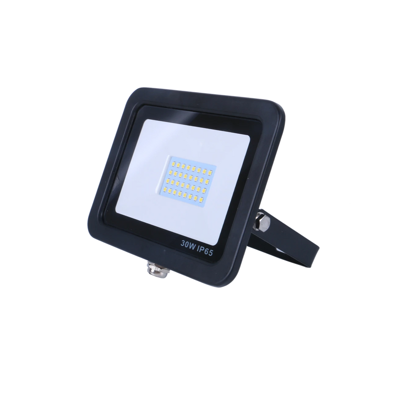 SND Electrical 30w Floodlight 6500k Black (Non PIR) - SND Electrical Ltd