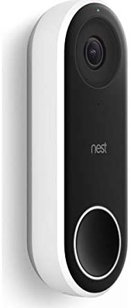 Google Nest Hello Video Doorbell Black
