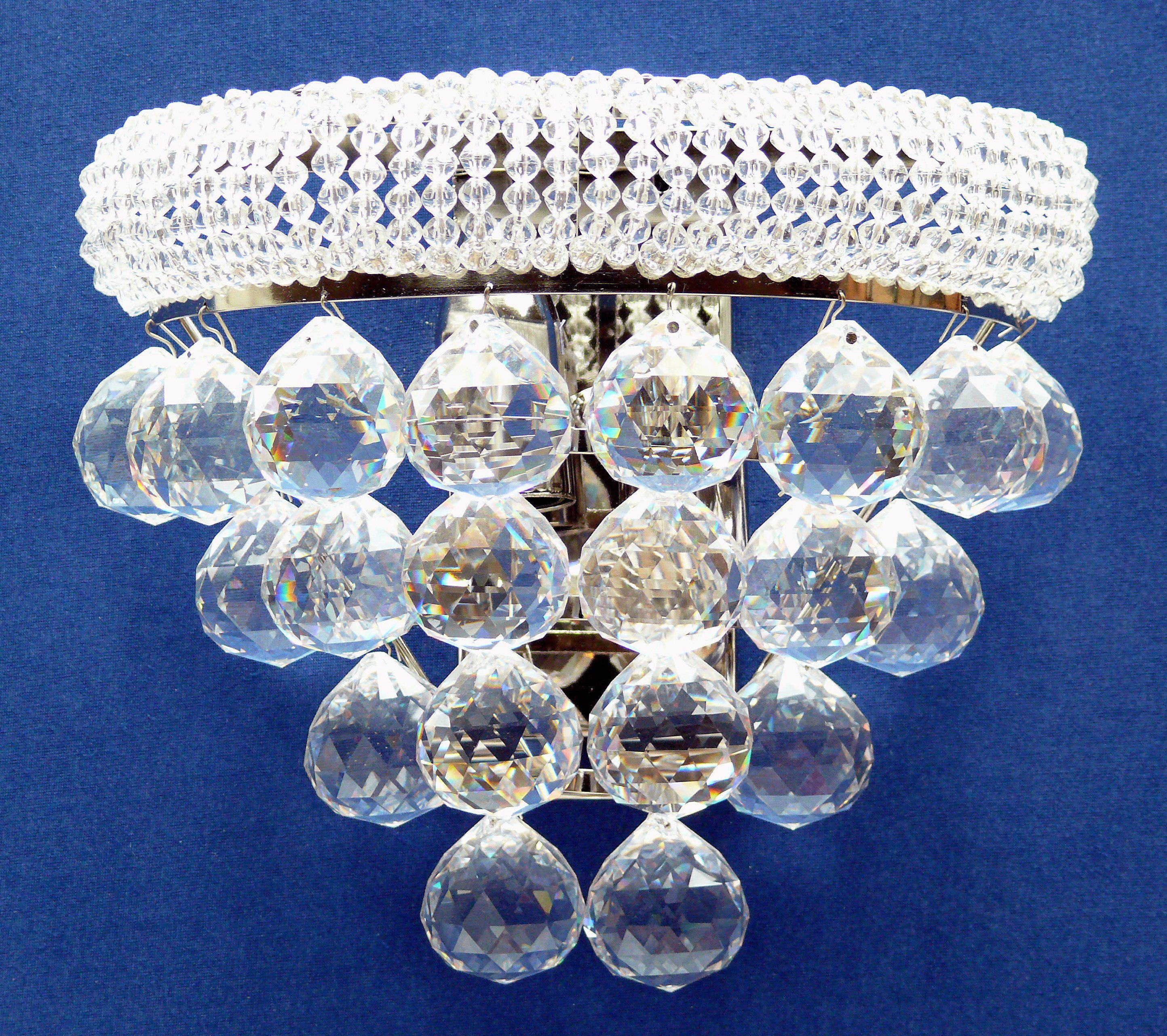 320/2 Placido Wall Light Polished Chrome