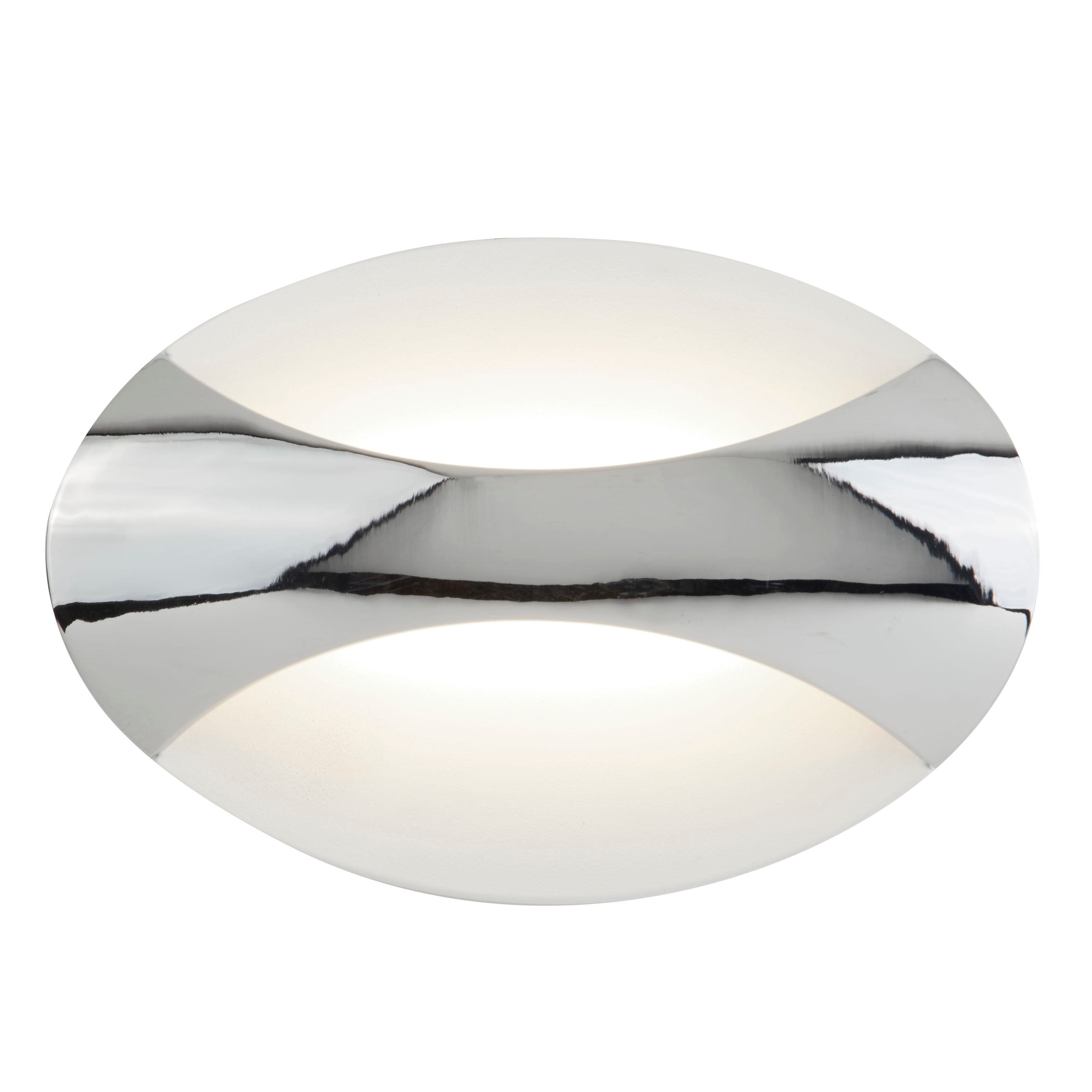 3420CC LED WALL LIGHT OVAL CHROME