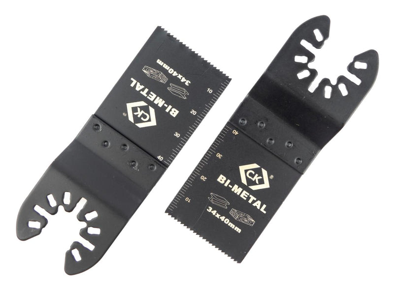 CK Tools T0875 Multitool Blade Set 2 Pieces (Wood & Metal BIM)