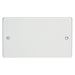 Crabtree Capital 4002 2 Gang Blank Plate - SND Electrical Ltd