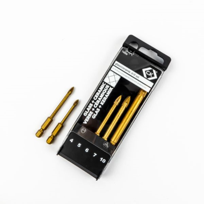 CK Tools T3059 Drill Bit Set 5 Piece Glass & Ceramic