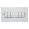 Crabtree Capital 4176 10Ax 6 Gang 2 Way Switch - SND Electrical Ltd