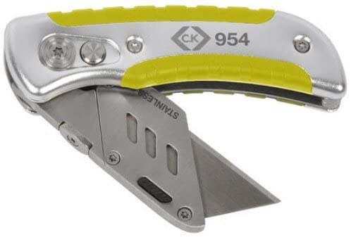 CK Tools T0954AVI Pack | Magma Knife Holder & Folding Knife with 10 Blades