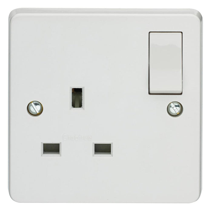 Crabtree Capital 4304/D 13A 1 Gang Dp Switched Socket - SND Electrical Ltd