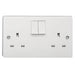 Crabtree Capital 4306/D 13A 2 Gang Dp Switched Socket - SND Electrical Ltd