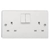 Crabtree Capital 4306/D 13A 2 Gang Dp Switched Socket - SND Electrical Ltd