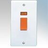Crabtree Capital 4500/3 50A Dp Switch & Neon - SND Electrical Ltd