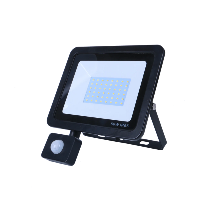 SND Electrical 30w Floodlight 3000k Black (PIR) - SND Electrical Ltd