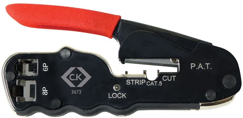 CK Tools T0957-1 Compact Crimper for Modular Plugs