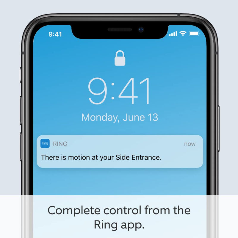 Ring Spotlight Cam Plus Battery & USB-C Solar Panel Black *BUNDLE*