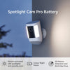 Ring Spotlight Cam Pro Battery White & Extra Quick Release Battery *BUNDLE*