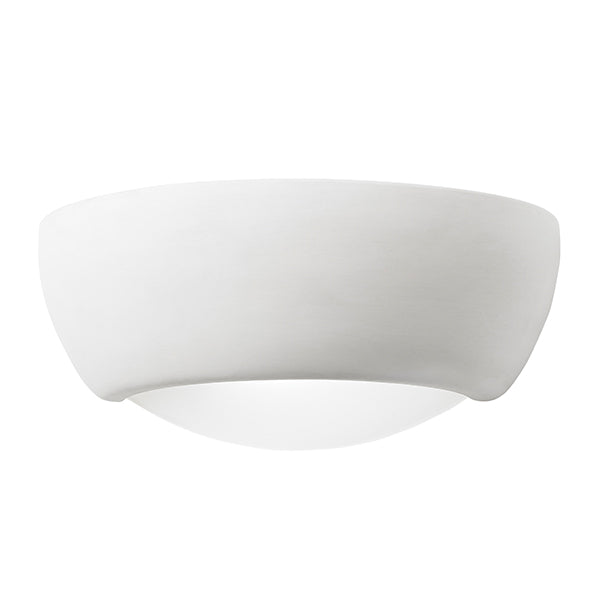 Endon UG-WB-X Eton Unglazed Ceramic Indoor Wall Light