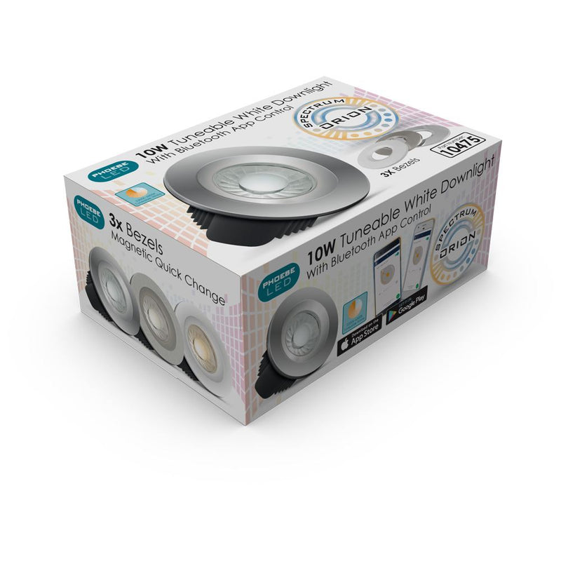 Crompton Spectrum Orion 10475 Tuneable White Downlight with Bluetooth App Control