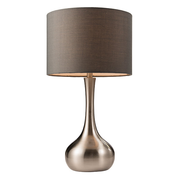 61192 Piccadilly Satin Nickel Touch Table Lamp