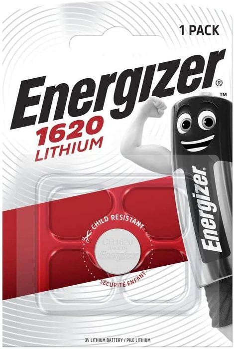 Energizer 1620 3V Coin Cell Lithium Battery