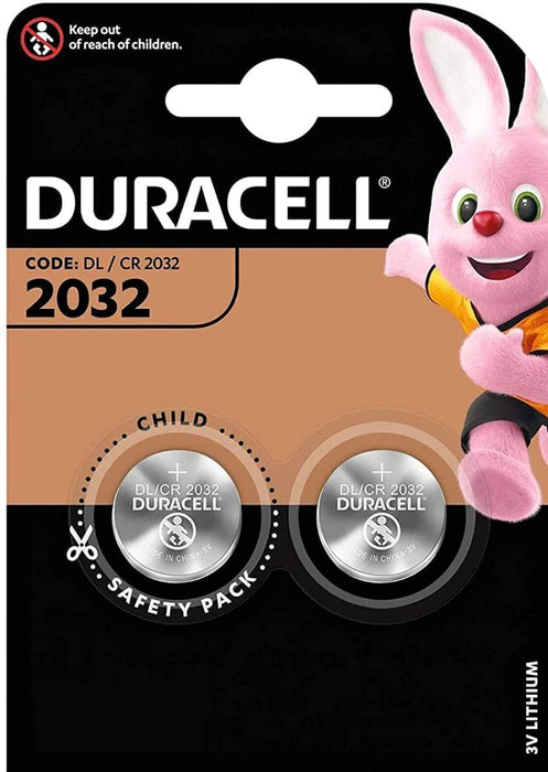 DURACELL CR 2032 3V Lithium Batteries (2 Pack)