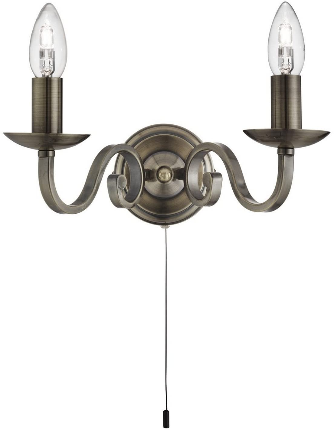 1502-2AB RICHMOND 2 Light Wall Light ANTIQUE BRASS