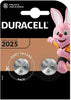 DURACELL CR 2025 3V Lithium Batteries (2 Pack)