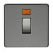 Crabtree Platinum 7011-3BKN 20A DP Switch Black Nickel - SND Electrical Ltd