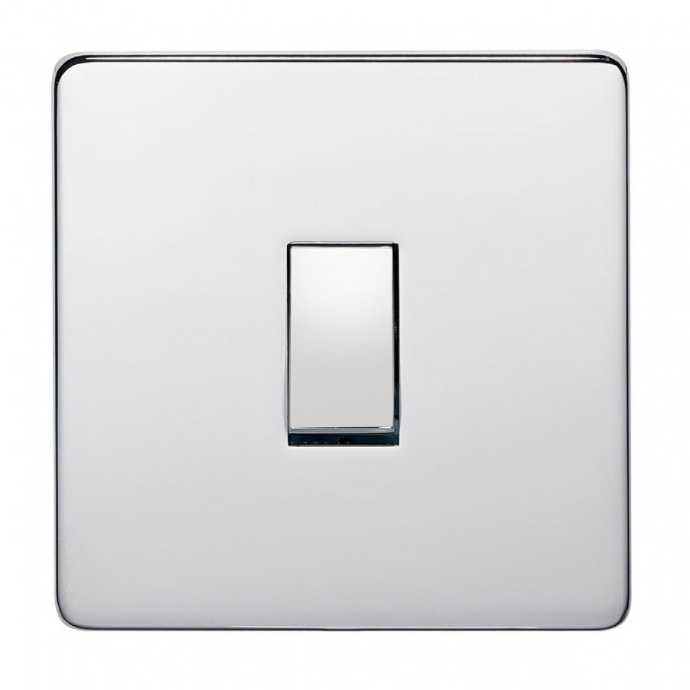 Crabtree Platinum 7175-HPC 1 Gang Intermediate Switch Highly Polished Chrome