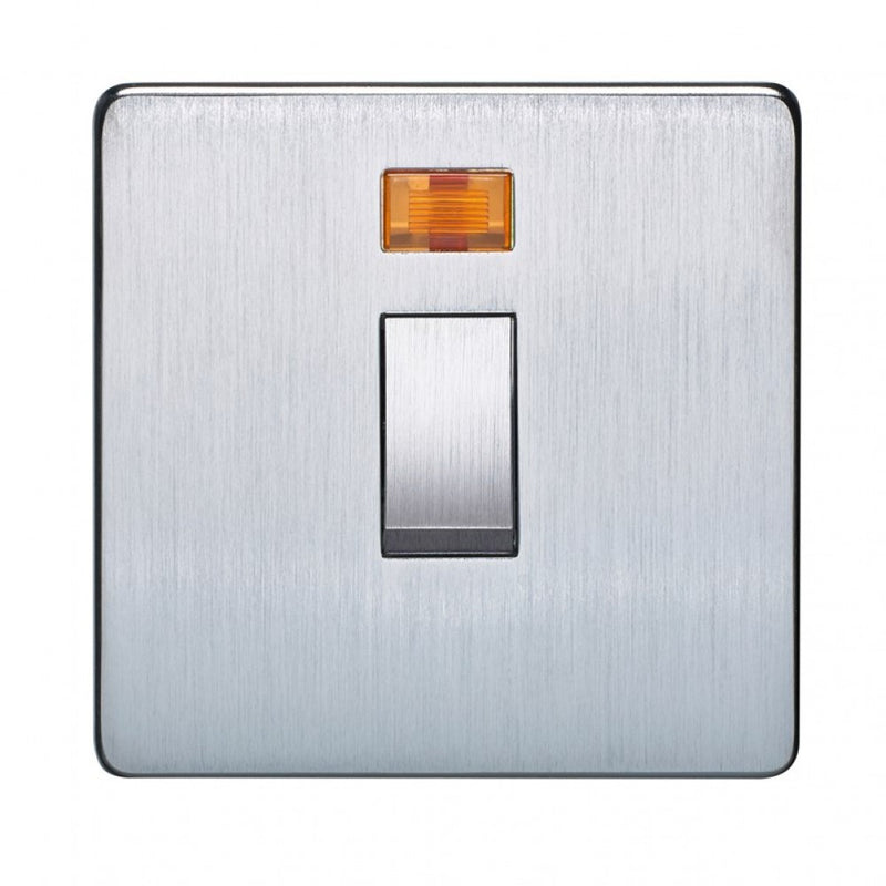 Crabtree Platinum 7011-3SC 20A DP Switch Satin Chrome