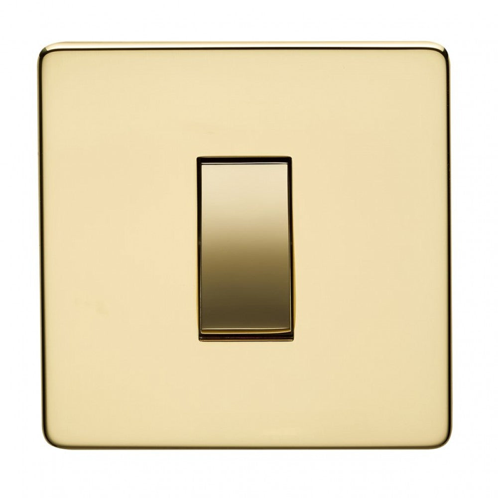 Crabtree Platinum 7015-PB 45A DP Switch Brass