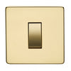 Crabtree Platinum 7015-PB 45A DP Switch Brass