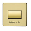 Crabtree Platinum 7017-PB Fan isolator Switch Brass - SND Electrical Ltd