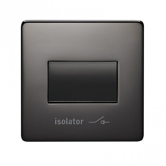 Crabtree Platinum 7017-BKN Fan isolator Switch Black Nickel