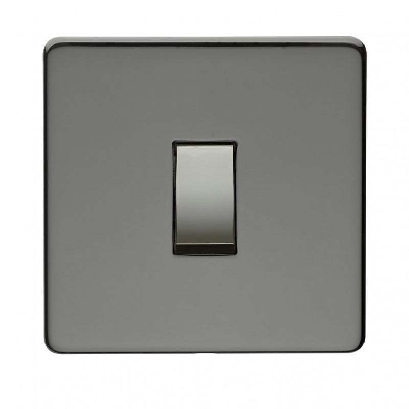 Crabtree Platinum 7175-BKN 1 Gang Intermediate Switch Black Nickel