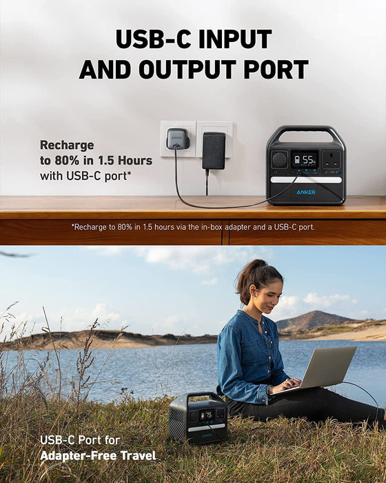 Anker 521 Portable Power Station UK - 256Wh | 200W