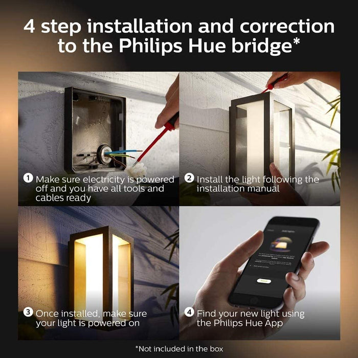 Philips Impress Slim Wall Light Twin Pack