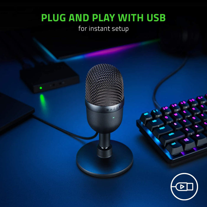 Razer Seiren Mini USB Streaming Microphone - Black