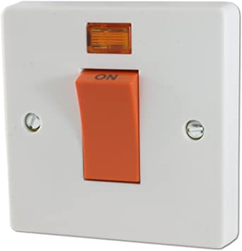 Crabtree Capital 4016/3 45A Dp Switch & Neon