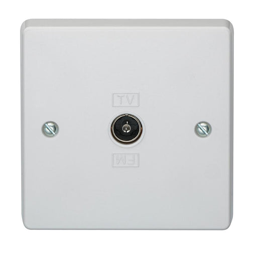 Crabtree Capital 7265 1 Gang Co-Axial Socket Direct Connection - SND Electrical Ltd
