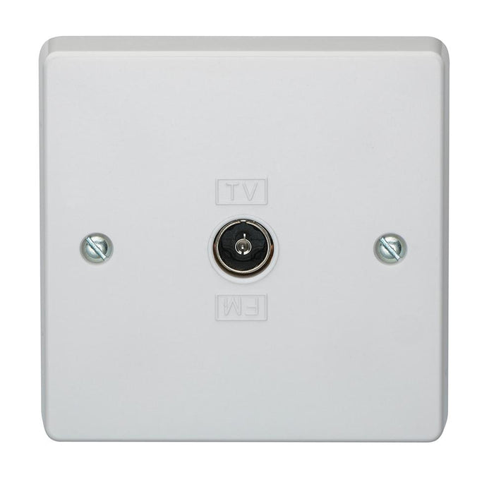 Crabtree Capital 7265 1 Gang Co-Axial Socket Direct Connection - SND Electrical Ltd